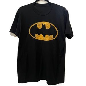 Men’s Batman Shirt Tee with Yellow Logo
